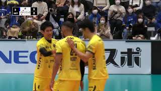 2020-21V.LEAGUE 第10戦 堺ブレイザーズvsパナソニックパンサーズ ハイライト（2020年11月15日）