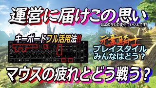 【元素騎士β版】PC勢の細かすぎる悩み (レベリングはキーボードのみでプレイしたい！)