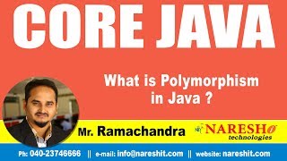 Core Java Tutorial | What is Polymorphism in Java ?