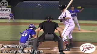 Julio Urias Prospect Video, LHP, Los Angeles Dodgers @RCQuakes Innings 1 3 at LE Storm #dodgers