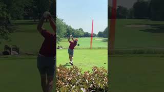 Hear The Golf Ball Scream! 310+ Yard Drive: 😱 🔊 #shorts #golf #longdrive