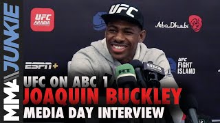 Joaquin Buckley targets 2021 'KO of the Year' | UFC on ABC 1 media day interview