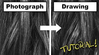 How to Draw Hyper Realistic Dark Hair! EASY Step-by-Step