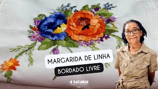 BORDADO MARGARIDA DE LINHA ENEDINA