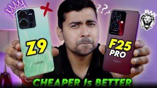 iQOO Z9 5G vs OPPO F25 Pro : How Can Cheaper Be Better !