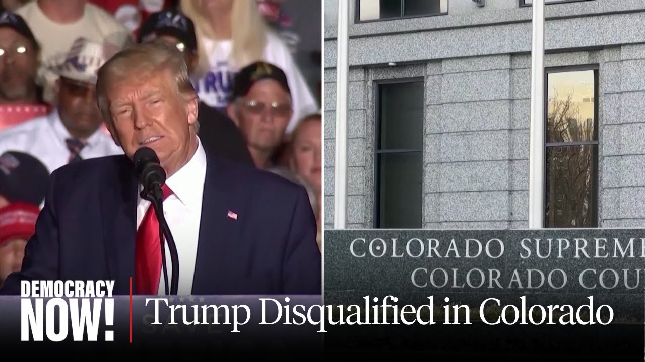 Colorado Disqualifies Trump From Ballot, Triggering Battle Over ...