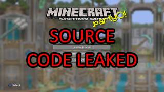 BREAKING: MINECRAFT LEGACY CONSOLE SOURCE CODE LEAKED BY FORMER 4J DEV!