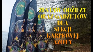 WAMO . Polska odzież . Zestaw odzieży oraz gadżetów dla Sekcji Karpiowej Azoty #258