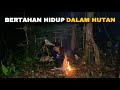 Bertahan Hidup dalam hutan🔥dengan makan buah hutan dan makanan hutan🌿