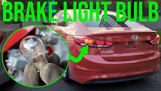 How to Replace Brake Light Bulb - Hyundai Elantra (2017-2018)