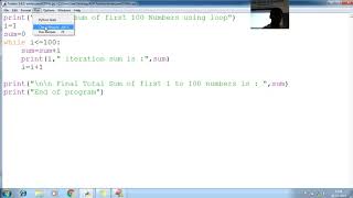 30 Python While loop Sum first 1 to 100 Numbers | Python Programming Tutorial for beginners to advan