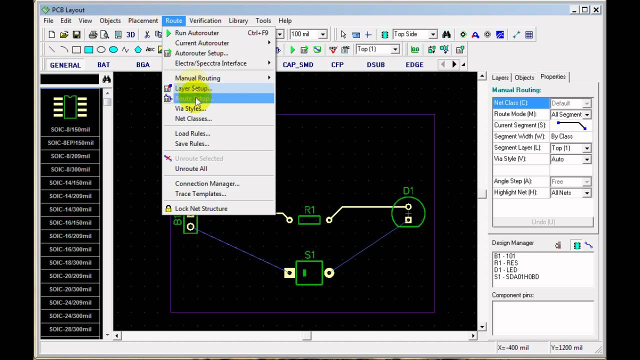 How To Convert A Schematic To A PCB Layout With PCB Creator - YouTube