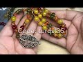 curated bead box september 2023 and beaded autumn necklace diy tutorial 🍁🍁🍁