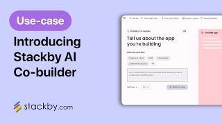 Introducing Stackby AI Co-Builder