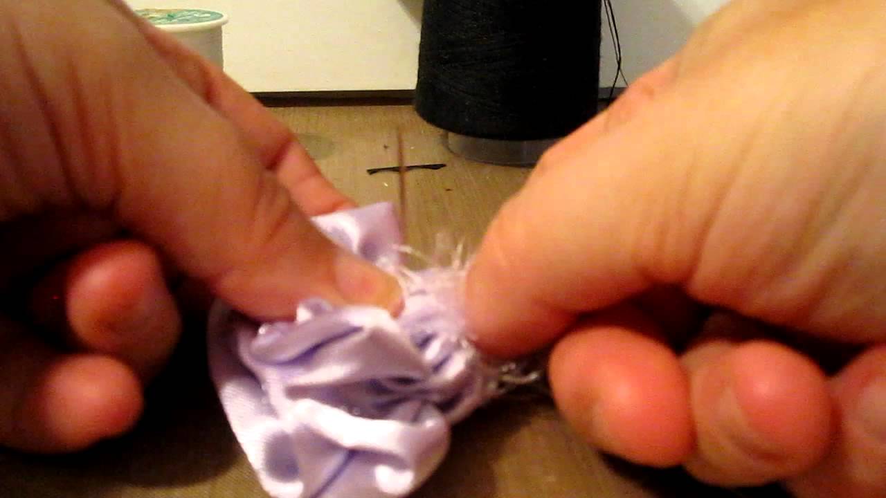 Fabric Rose Tutorial Youtube