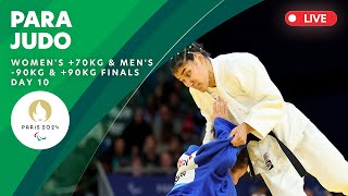 Para Judo - Women's +70kg \u0026 Men's -90kg \u0026 +90kg Finals | Day 10 | Paris 2024 Paralympics