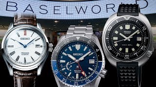 Seiko \u0026 Grand Seiko at Baselworld 2019