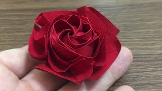 Only one origami rose 106