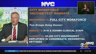 NYC Announces New Vaccine Rules For City Employees