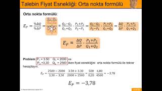 Esneklikler  Förmülleri ve ölçülmesi   Bölüm 1