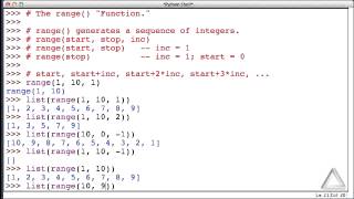 Unit 08 Video 5: The range() "Function"