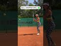 a ball dropper drill on forehand✅clothes by @pironetic_ tennisdrills tennis tennispro