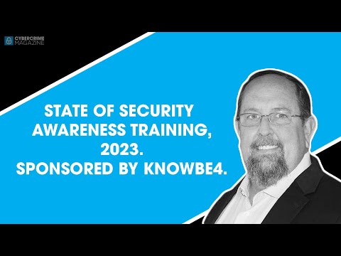 State of Security Awareness Training, 2023. Sponsored by KnowBe4.