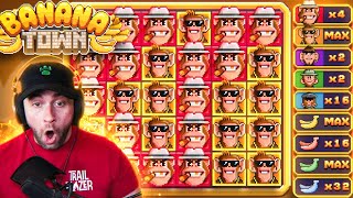 I did $200 SPINS on BANANA TOWN.. \u0026 GOT THE BONUS!! (Bonus Buys)