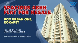 Inside a Spacious 4BHK Flat in NCC Urban One, Kokapet | Exclusive Home Tour | Westside Realty