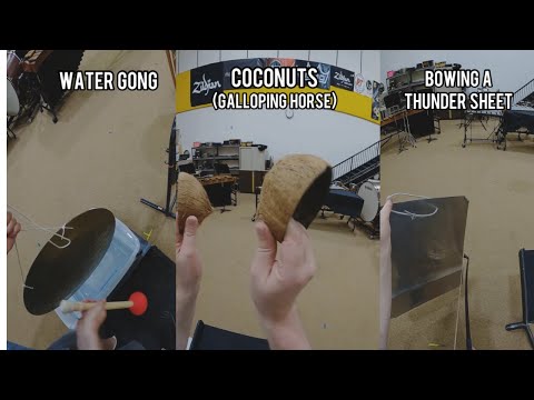 Super neat sound effects of different instruments!