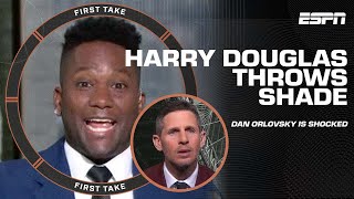 Harry Douglas throws HEAVY SHADE at Dan Orlovsky 😲👀 | First Take