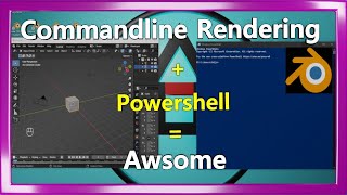 Commandline Rendering | Blender | Learn Powershell | Awsome | #2022