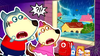 Flooded Roads 🌧 Safety Tips for Kids in Natural Disasters 🌊 Kids Cartoon 🇨🇦 Wolfoo Canada