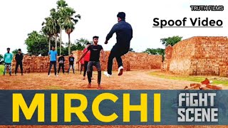 MIRCHI Movie Fight Scene Spoof | Prabhas Fight Of Rain In Mirchi Movie | Prabhas, Anushka Shetty #TF
