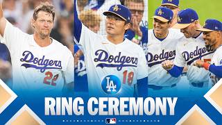 RING CEREMONY: Shohei Ohtani, Yoshinobu Yamamoto, Clayton Kershaw, Dodgers get 2025 World Series 💍!