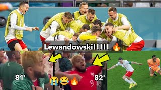 🔥 Lewandowski turns Saudi Arabia fan to Poland fan in 1 second 😂, madness at Qatar World Cup,