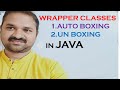 Wrapper Classes in Java Programming || Auto Boxing || Unboxing || OOPS
