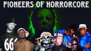 The REAL pioneers of a dark genre called Horrorcore (Esham, Ganksta nip, Sicx, Three 6 mafia)