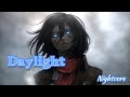 Nightcore ✰ Daylight - David Kushner (Lyrics)✰