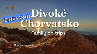 🌀Hurikán v Chorvatsku🌀/Kempování na divoko v Chorvatsku/Baška Voda 2024/Family on trips