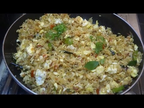 Quick and Easy Egg Fried Rice in Telugu Quick and Easy Egg Fried Rice in Telugu