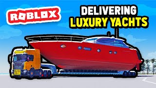 Transporting OVERSIZED CARGO in Roblox Trucking Empire