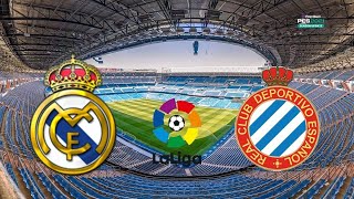Real Madrid vs Espanyol | Spanish LaLiga 2022/23 | eFootball PES Realistic Simulation