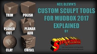 Mudbox 2017  Custom Sculpt Tools Explained