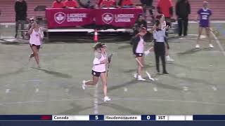 Haudenosaunee vs Canada | World Lacrosse Super Sixes | Oshawa, Ontario