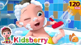 Let's Take a Bath | Fun Bath Time Song + More Nursery Rhymes & Baby Songs - Kidsberry