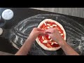 big pepperoni pizza cooked in the ooni koda 12