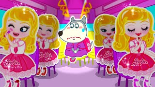 Lucy Was Adopted By Barbie Mom? | Series About Mommy Wolf Family | Cartoon for Kids