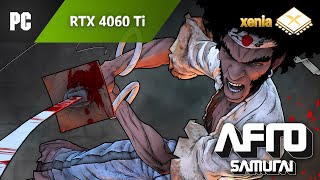 Afro Samurai on PC powered by Xenia