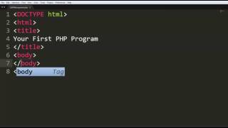 PHP Tutorials for Beginners Part 1- Hello World in PHP